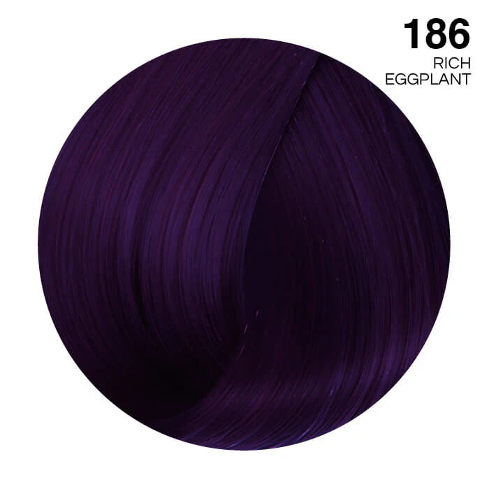 ADORE SEMI PERMANENT HAIR COLOUR RICH EGGPLANT#186 118ML