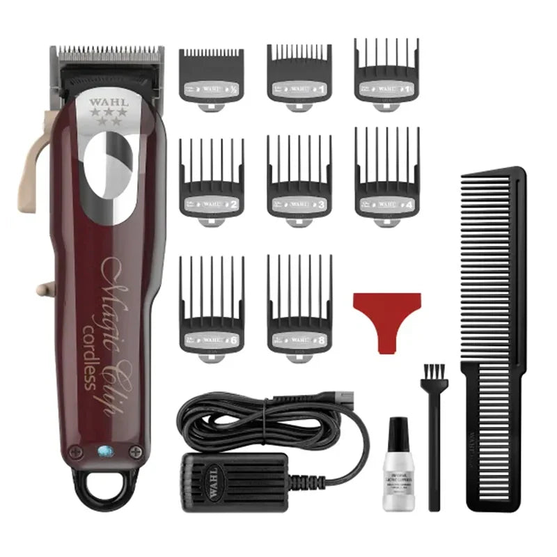 WAHL 5 Star Magic Clip Cordless Clipper Burgundy
