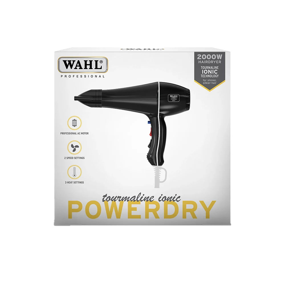 WAHL Power Dry Hairdryer Black