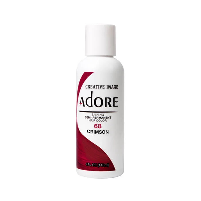 ADORE SEMI PERMANENT HAIR COLOUR CRIMSON#68 118ML