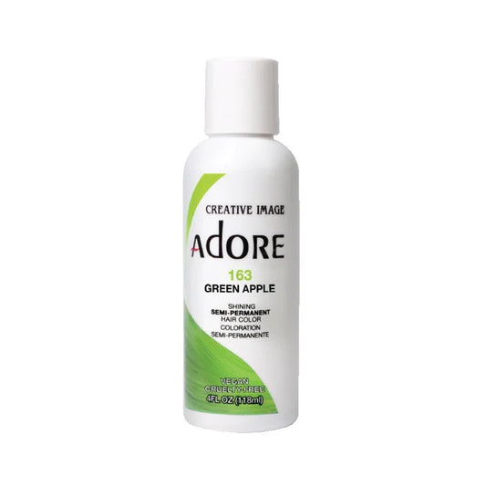 ADORE SEMI PERMANENT HAIR COLOUR GREEN APPLE #163 118ML