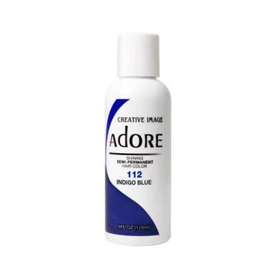 ADORE SEMI PERMANENT HAIR COLOUR INDIGO BLUE #112 118ML