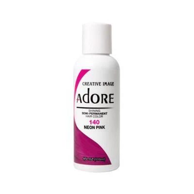 ADORE SEMI PERMANENT HAIR COLOUR NEON PINK#140 118ML
