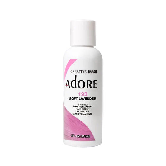 ADORE SEMI PERMANENT HAIR COLOUR SOFT LAVENDER#193 118ML
