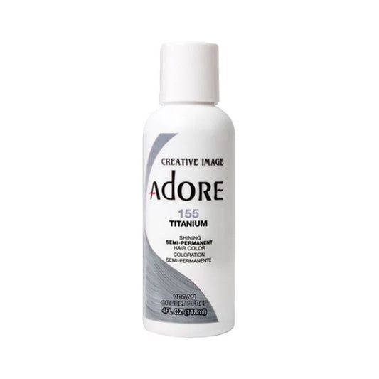 ADORE SEMI PERMANENT HAIR COLOUR TITANIUM#155 118ML