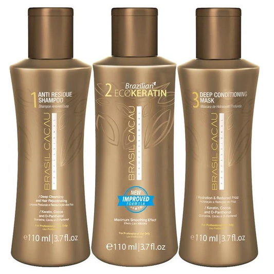 BRASIL CACAU Keratin Treatment Kit 3 x 110ml