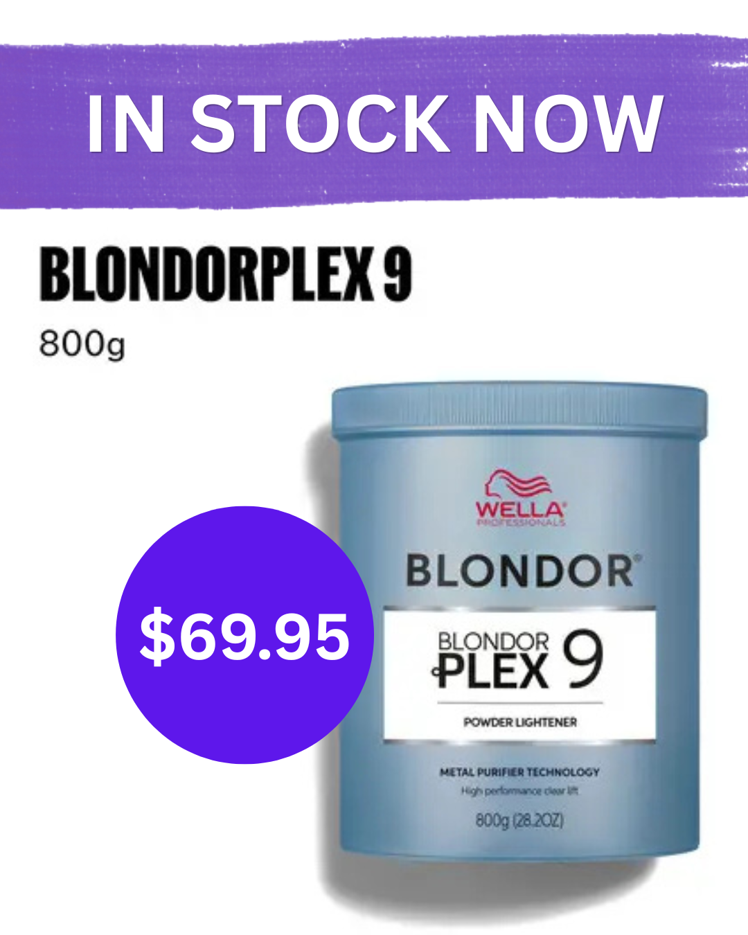 Wella Professionals BlondorPlex 9 Powder Lightener 800g