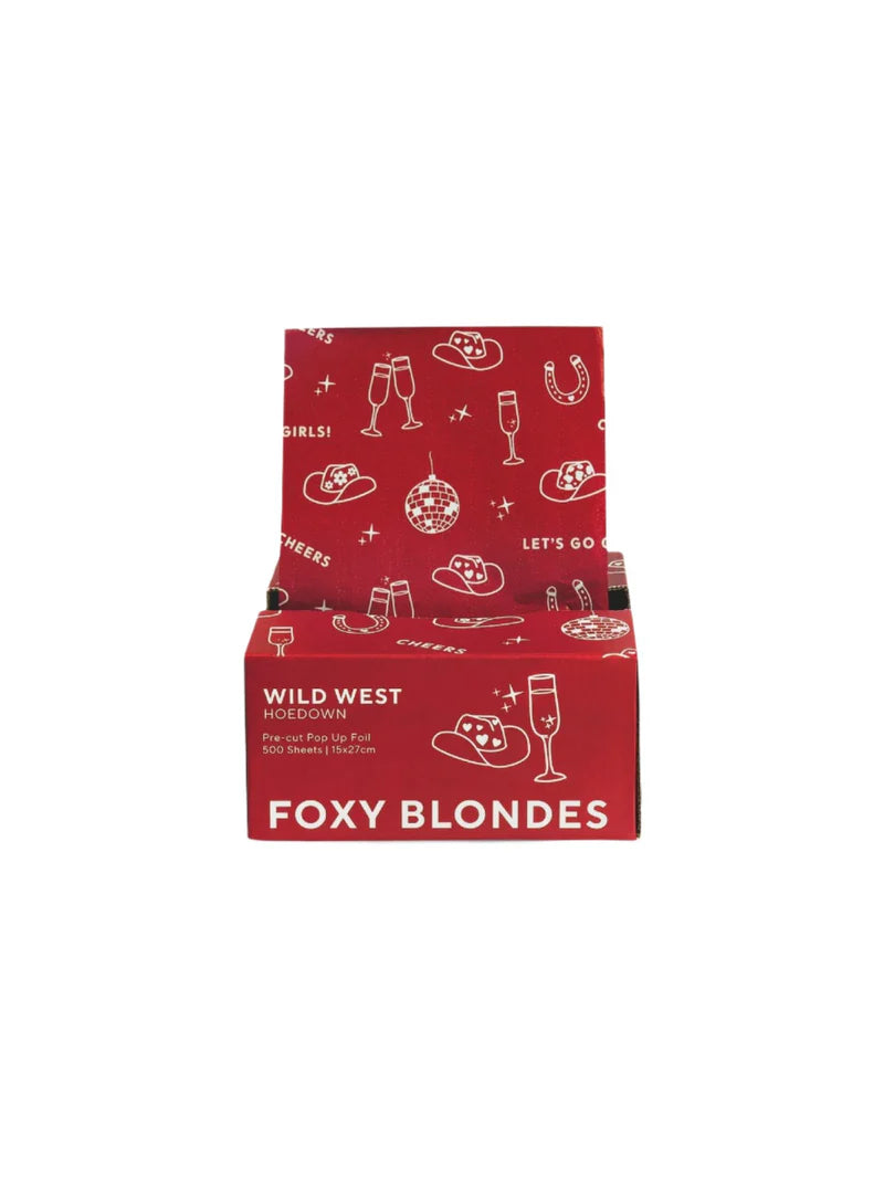 FOXY BLONDES POP UPS ALL PATTERENS Pre Cut Foil 500 Sheets 15 x 27cm