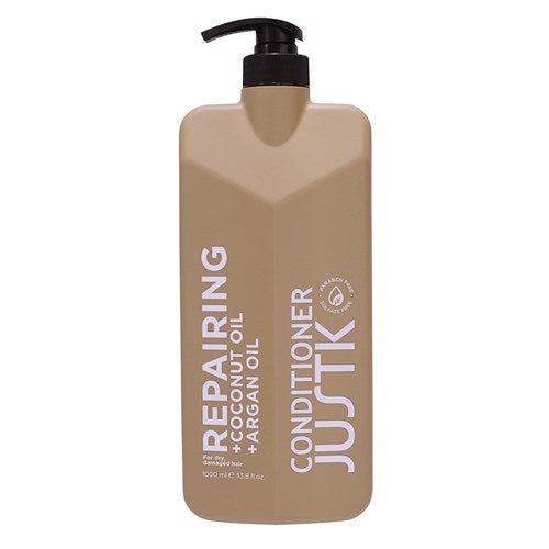 JUSTK Coconut Oil & Argan Oil Repairing Conditioner 1L