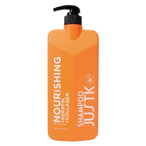 JUSTK Keratin & Collagen Nourishing Shampoo 1L